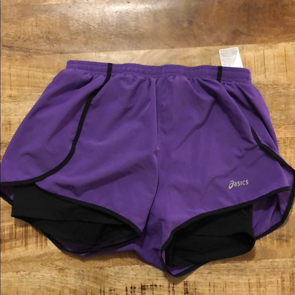 Asics lined running shorts
